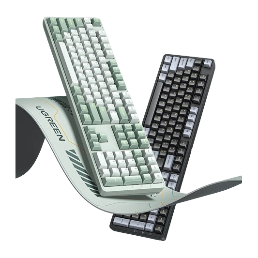 Laptop Extra Accessories - คีย์บอร์ดเกมมิ่งแบบมีสาย UGREEN คีย์บอร์ดแมคคานิคอล 108 คีย์ PBT