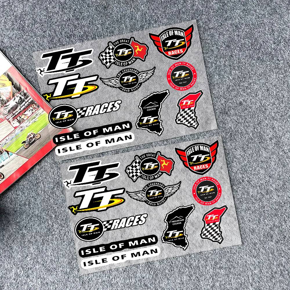 Laptop Accessories Wallpaper - สติ๊กเกอร์มอเตอร์ไซค์ I-Isles Of Man TT สำหรับตกแต่งตัวถังรถยนต์