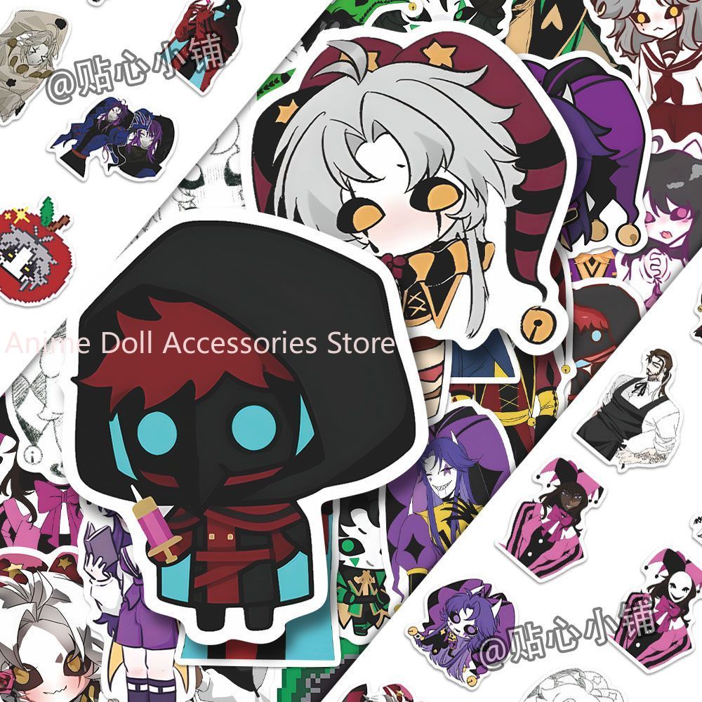 Laptop Accessories Decoration - 73 ชิ้น สติกเกอร์อนิเมะลายตัวตลก The Freak Circus