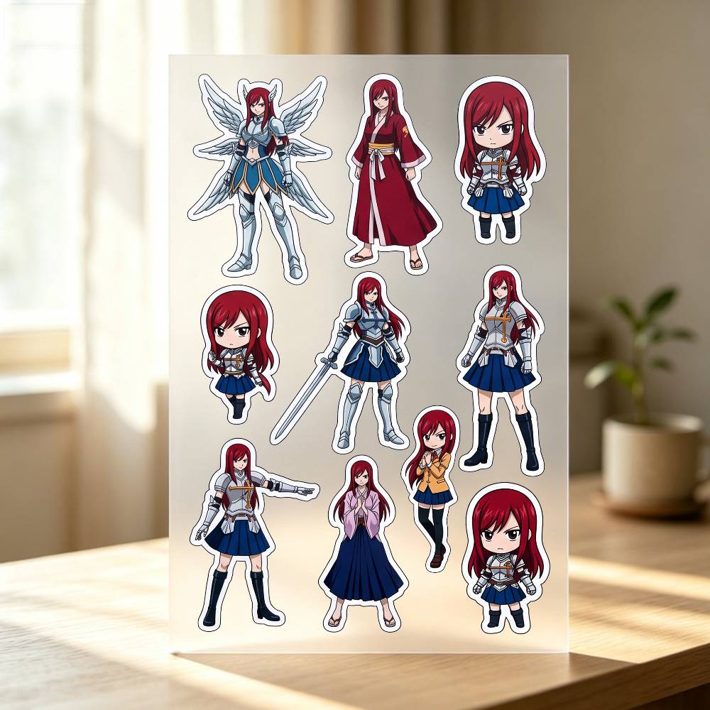 Laptop Accessories Wallpaper - 1 ชิ้น E-rza สการ์เล็ตสติกเกอร์กันชนรถยนต์ หน้าต่าง รถจักรยานยนต์