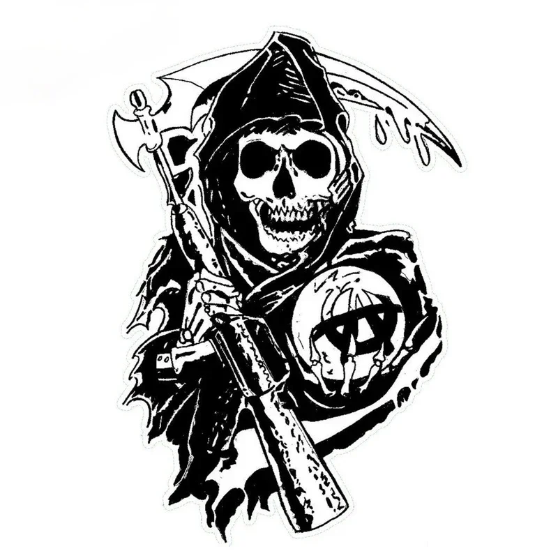 Laptop Accessories Decoration - สติกเกอร์รถ Sons of Anarchy อะนิเมะ Decal