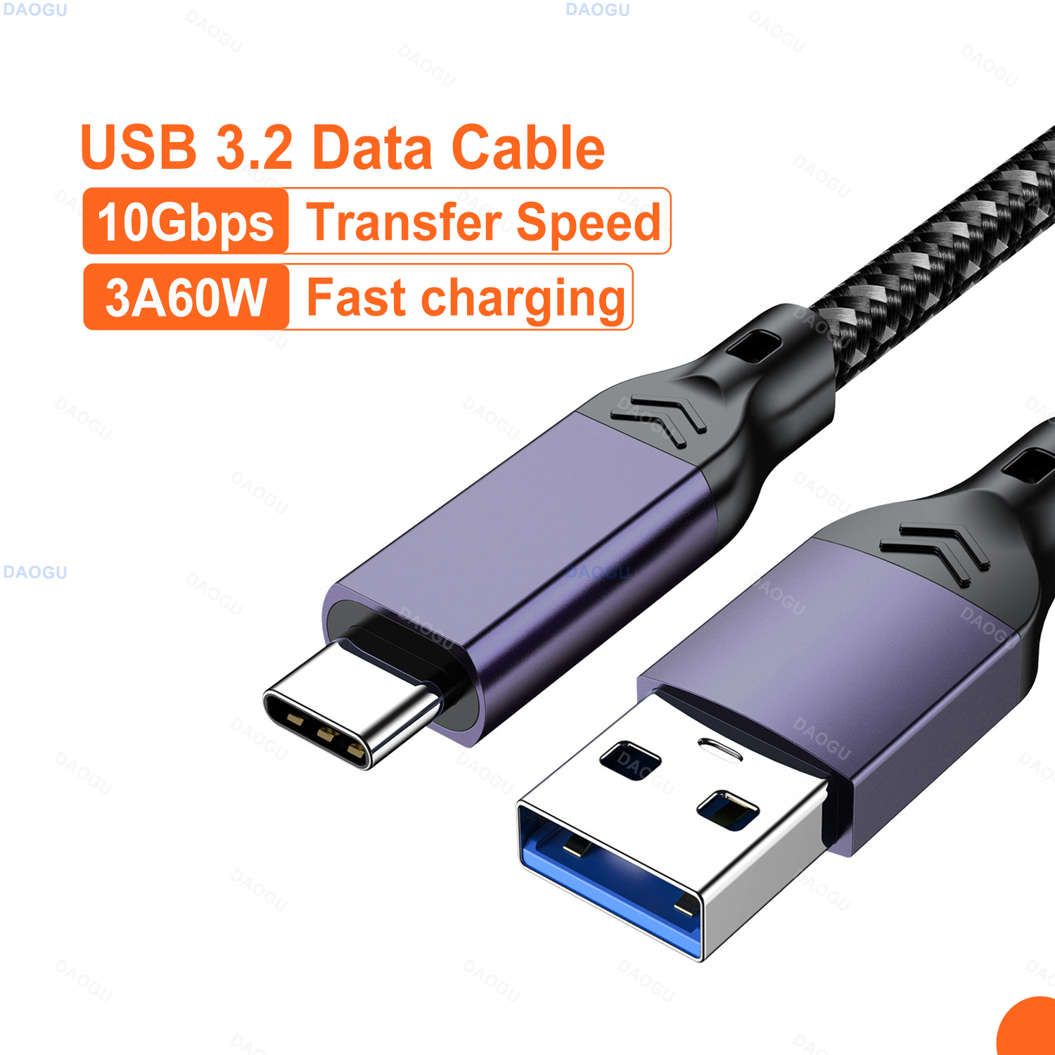 Laptop External Accessories - 10Gbps USB3.2 Gen2 สาย USB ประเภท