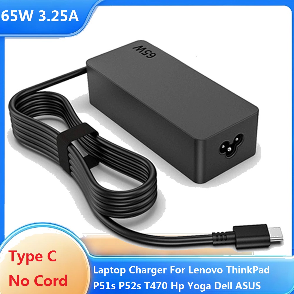 Laptop Accessories Hp - อะแดปเตอร์ชาร์จแล็ปท็อป USB C 65W 20V 3.25A