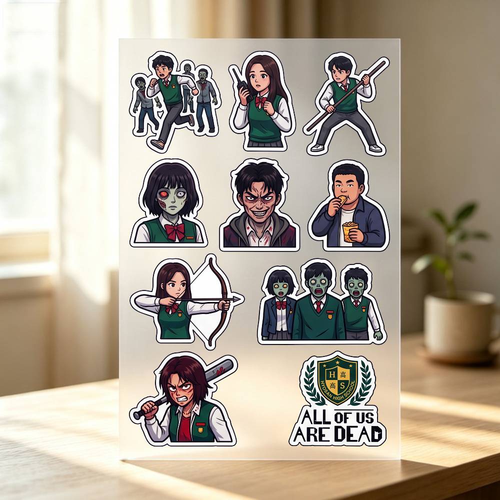 Laptop Accessories Wallpaper - สติกเกอร์ All Of Us Are D-Dead