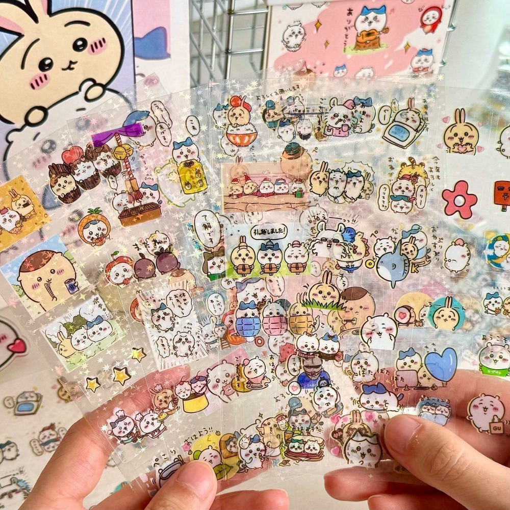 Laptop Accessories Toys - 30 ชิ้น ชิคาวะ สติกเกอร์เลเซอร์ สติกเกอร์การ์ตูนกันน้ำ น่ารัก
