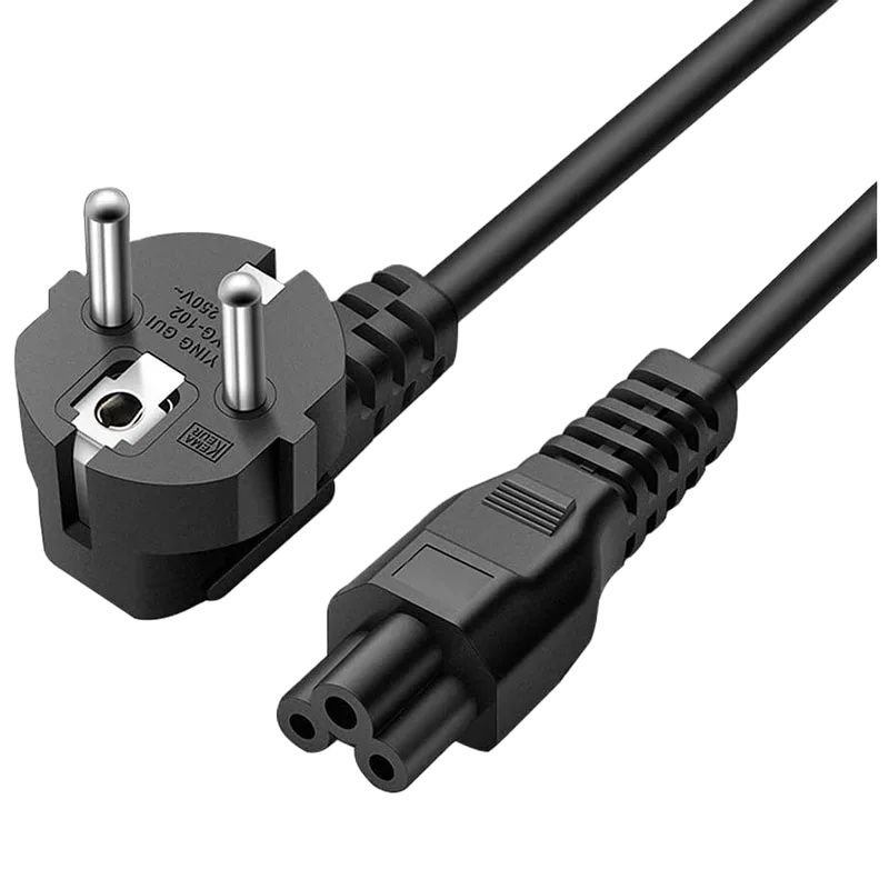 Laptop Accessories Hp - 1.5M EU Universal แล็ปท็อป 3-pin ปลั๊กอะแดปเตอร์สายไฟสําหรับ