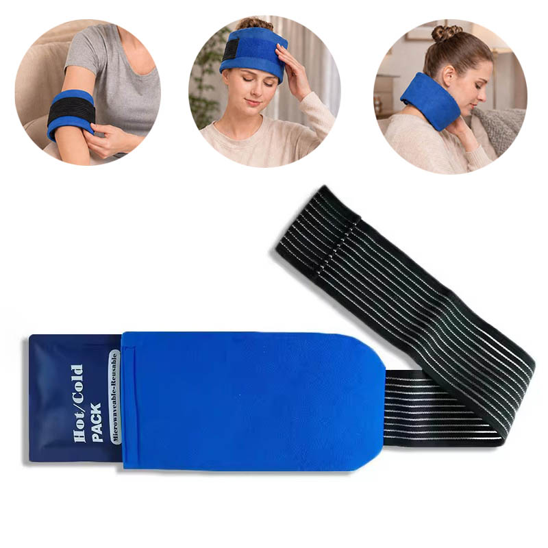 Wrist Rest Gel - แผ่นเจลประคบเย็นแบบใช้ซ้ำได้ แผ่นประคบเย็นนุ่ม แผ่นประคบร้อนเย็น ปรับระดับได้สำหรับข้อศอก เท้า เข่า
