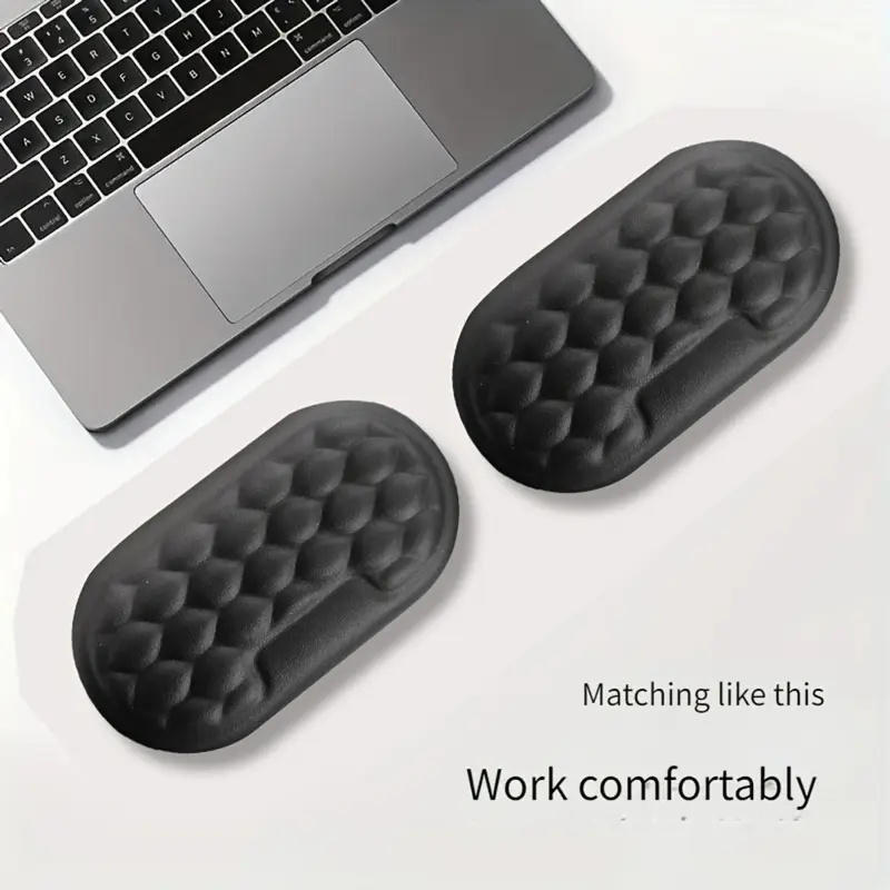 Wrist Rest Gel - แผ่นรองข้อมือตามหลักสรีรศาสตร์ แผ่นรองแขน แผ่นรองข้อศอก บรรเทาอาการปวดข้อศอก ที่วางแขนคอมพิวเตอร์ ที่รองข้อมือ