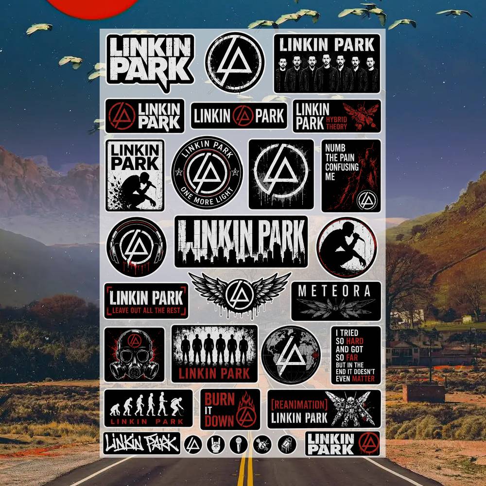 Laptop Accessories Wallpaper - สติ๊กเกอร์ Li-nkin P-ark สติ๊กเกอร์มอเตอร์ไซค์ ตัวถังรถยนต์ กันชน
