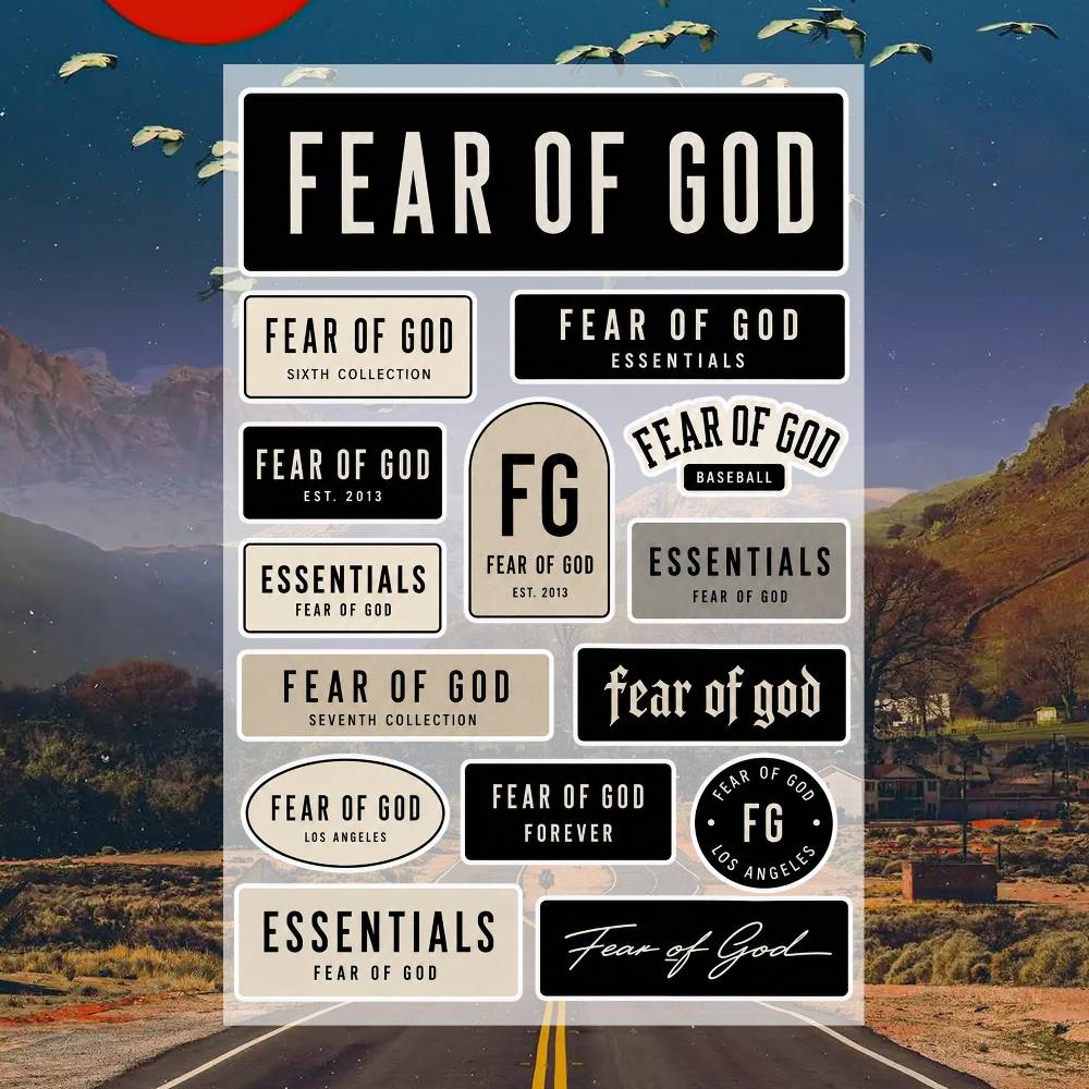 Laptop Accessories Wallpaper - F-EAR OF G-OD สติกเกอร์โมโต สติ๊กเกอร์ติดตัวถังรถยนต์ กันชน