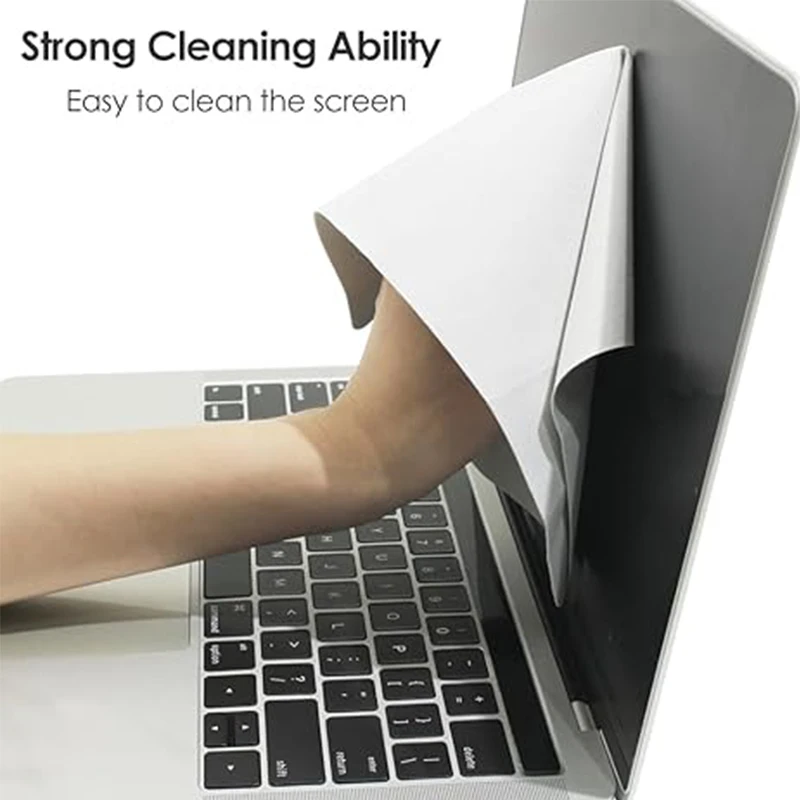 Laptop Accessories Keyboard Cover - ไมโครไฟเบอร์กันฝุ่นผ้าทําความสะอาดแป้นพิมพ์โน้ตบุ๊คแล็ปท็อปชุดทําความสะอาดหน้าจอสําหรับ MacBook Pro 13/15/16 นิ้ว
