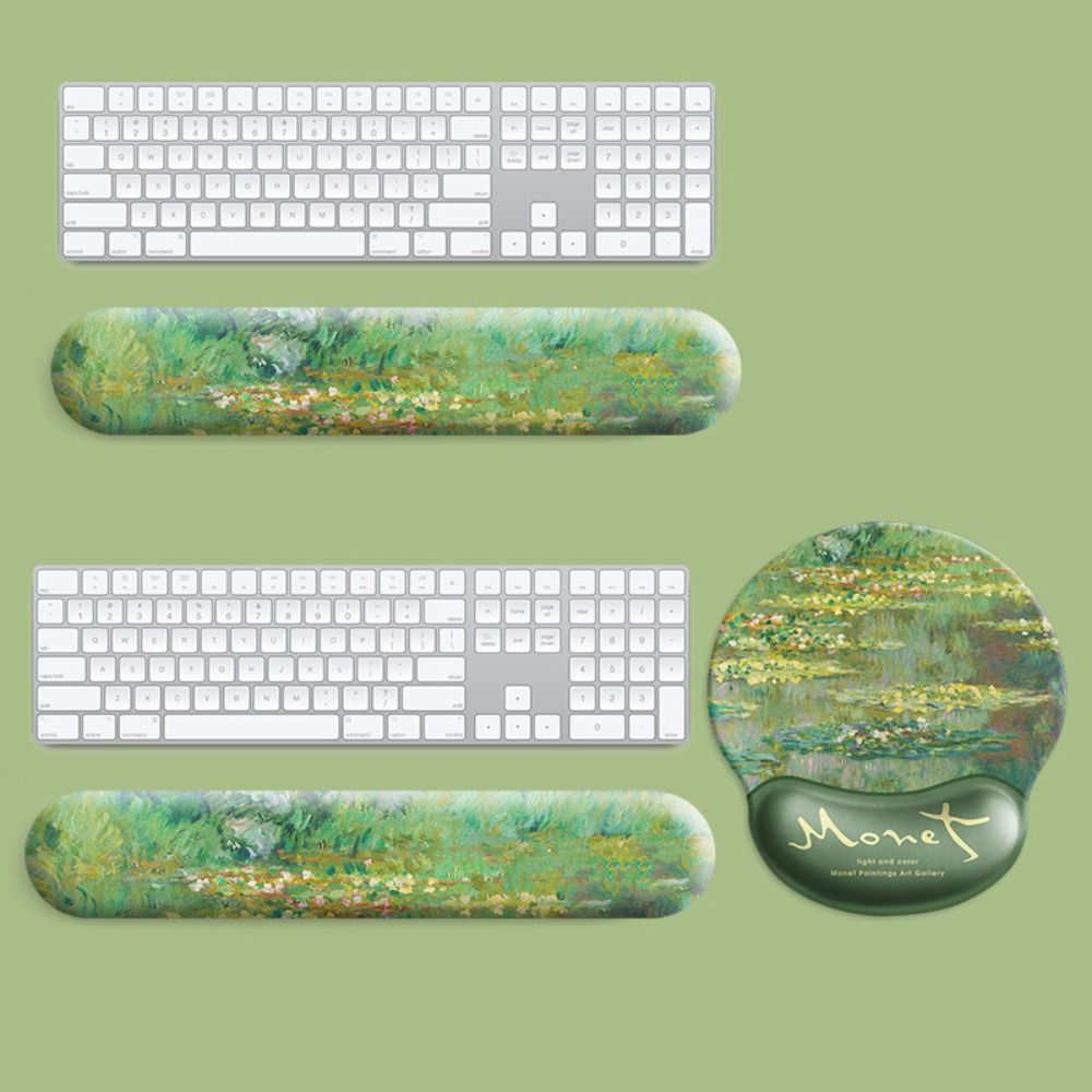 Wrist Rest Gel - ที่วางเม้าส์แฟชั่นพร้อมเจลรองข้อมือแล็ปท็อปตามหลักสรีรศาสตร์ที่วางแขนที่วางแขนอุปกรณ์ป้องกันการลื่น