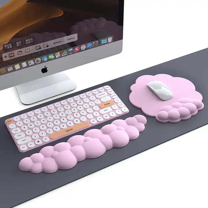 แผ่นรองเมาส์ที่รองเม้าส์ข้อมือ - Wrist Rest Gel บทวิจารณ์และราคา