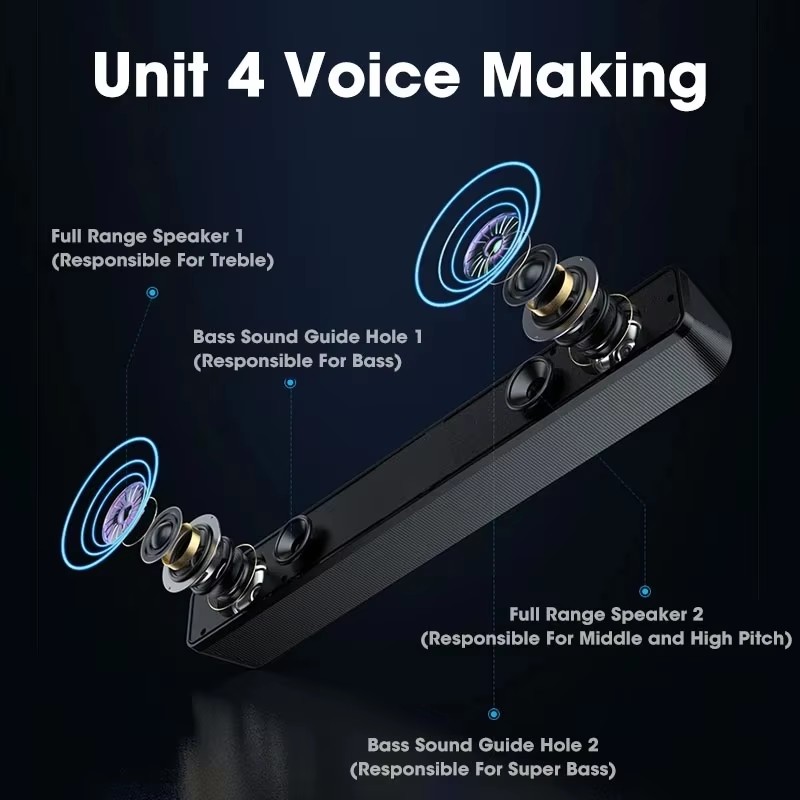 ลำโพงซาวด์บาร์สำหรับคอมพิวเตอร - Laptop Stand Portable บทวิจารณ์และราคา