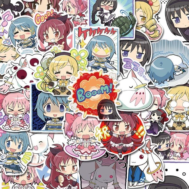 48 ชิ้นการ์ตูนปูเอลลามาจิก้า ม - Laptop Accessories Decoration บทวิจารณ์และราคา