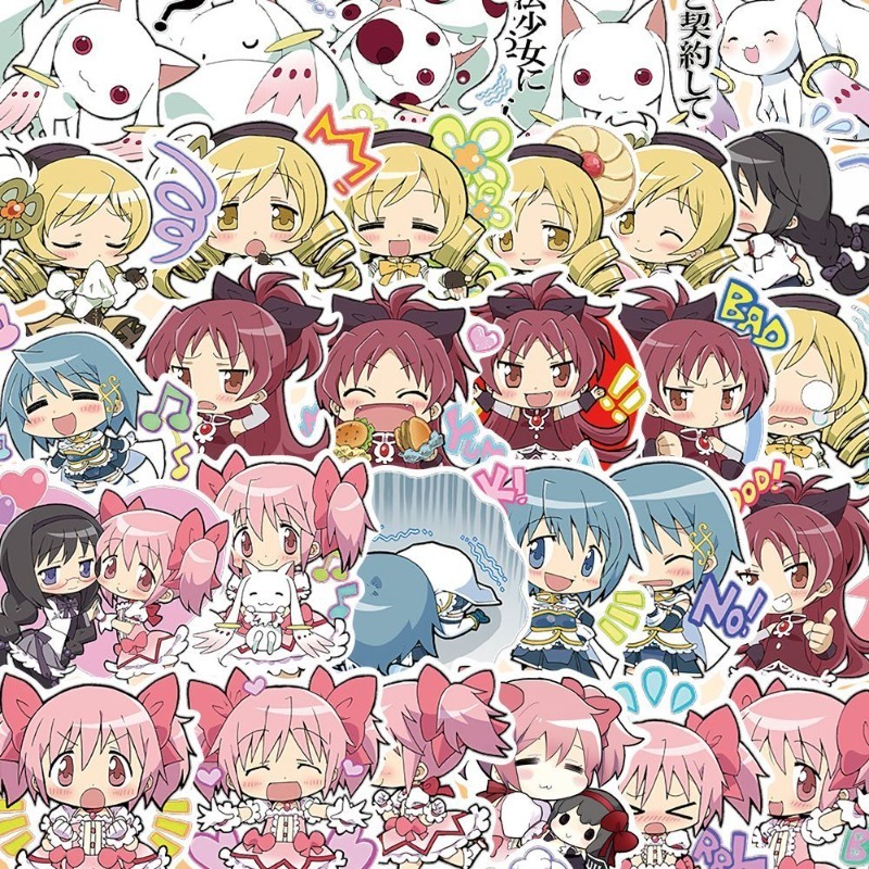 48 ชิ้นการ์ตูนปูเอลลามาจิก้า ม - Laptop Accessories Decoration บทวิจารณ์และราคา