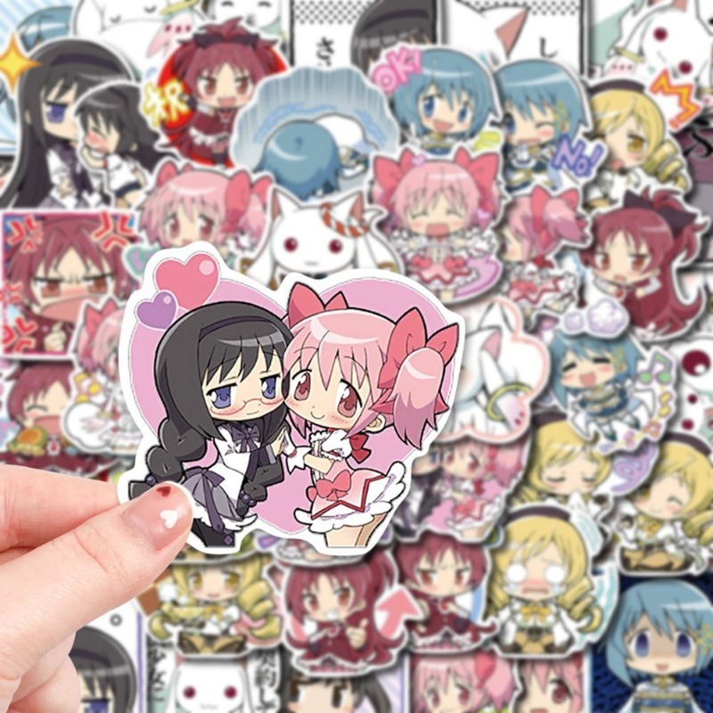 48 ชิ้นการ์ตูนปูเอลลามาจิก้า ม - Laptop Accessories Decoration บทวิจารณ์และราคา