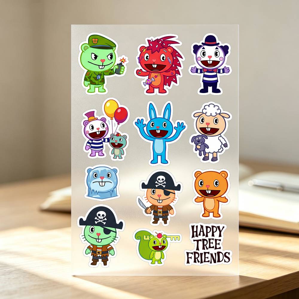 แฮปปี้ ที-ทรี ฟ-รีนด์สสติ๊กเกอ - Laptop Accessories Wallpaper บทวิจารณ์และราคา