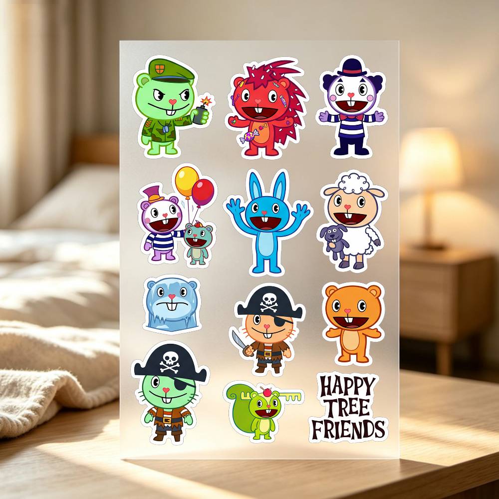 แฮปปี้ ที-ทรี ฟ-รีนด์สสติ๊กเกอ - Laptop Accessories Wallpaper บทวิจารณ์และราคา
