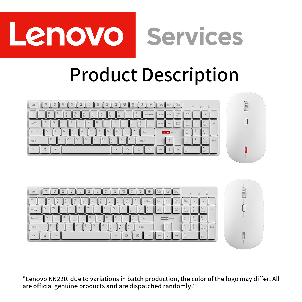 เลอโนโว KN220 คอมโบคีย์บอร์ดไร - Laptop External Accessories บทวิจารณ์และราคา