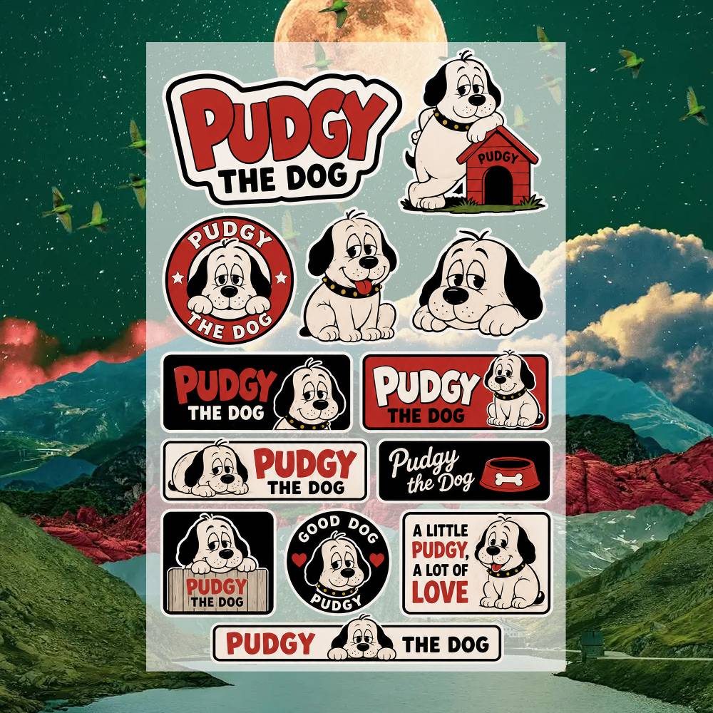 สติ๊กเกอร์ P-udgy the D-og สติ - Laptop Accessories Wallpaper บทวิจารณ์และราคา