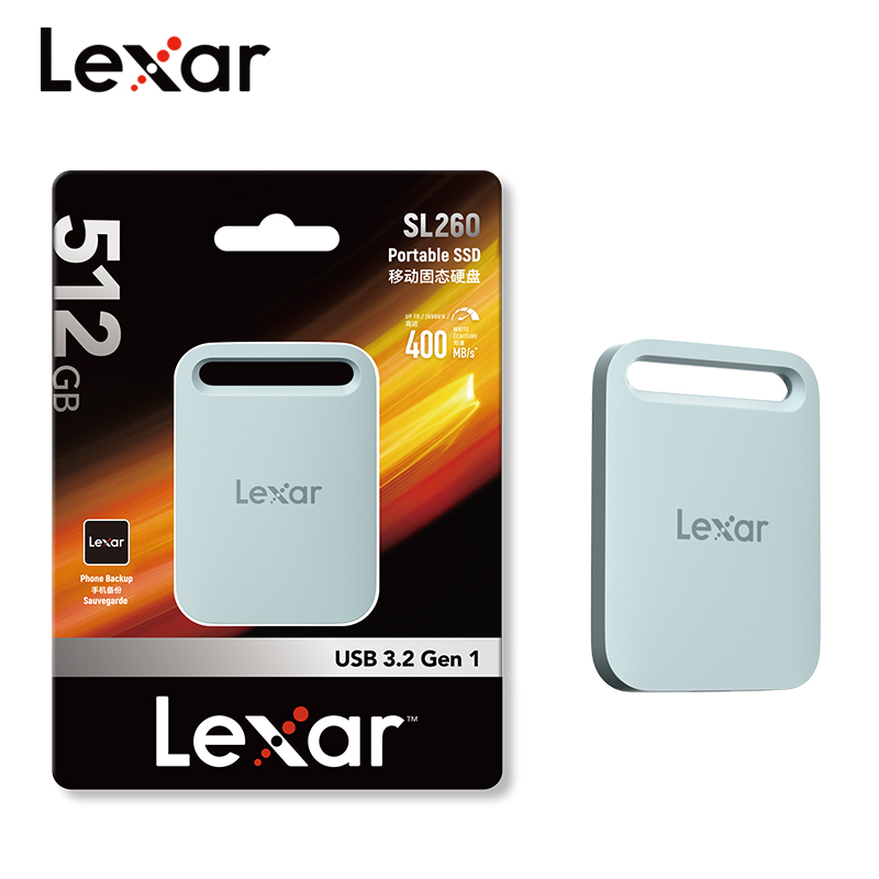 Lexar ฮาร์ดไดรฟ์แบบพกพา SL260X - Laptop External Accessories บทวิจารณ์และราคา
