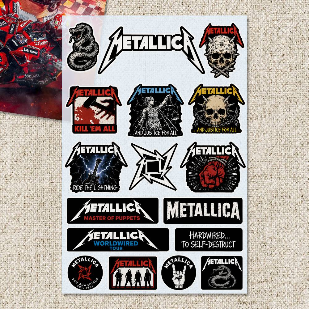M-Metallica สติกเกอร์มอเตอร์ไซ - Laptop Accessories Wallpaper บทวิจารณ์และราคา