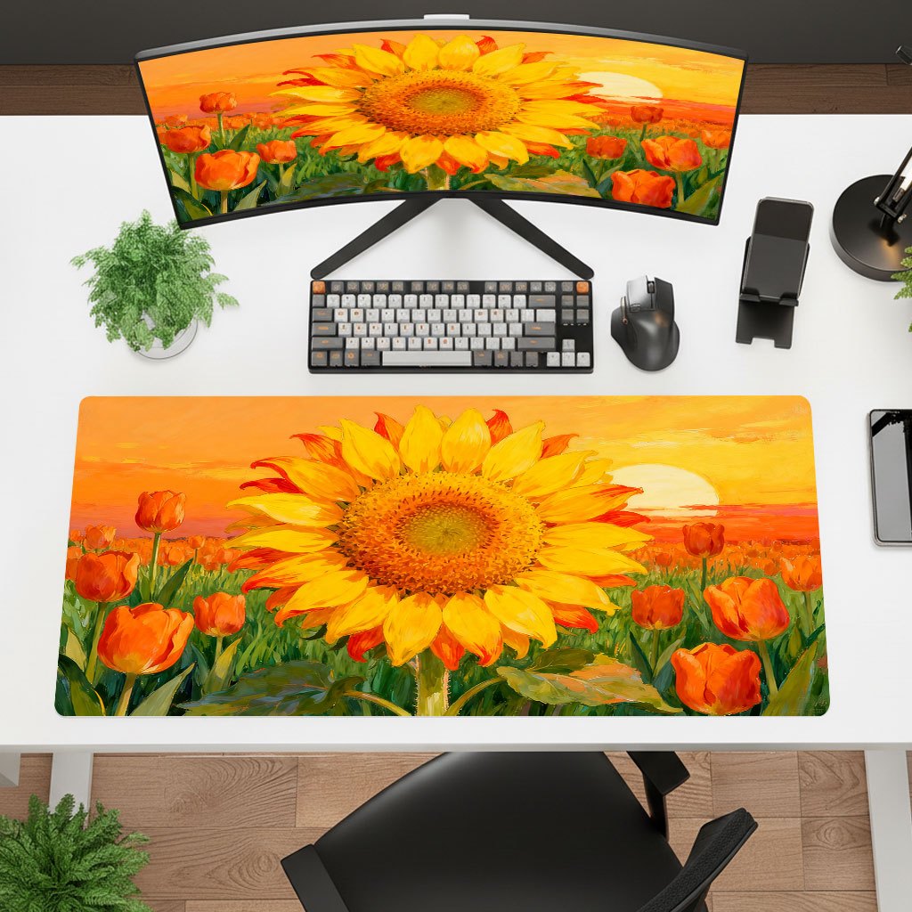 แผ่นรองเมาส์ลายดอกทานตะวันสีเห - Laptop Accessories Brand บทวิจารณ์และราคา