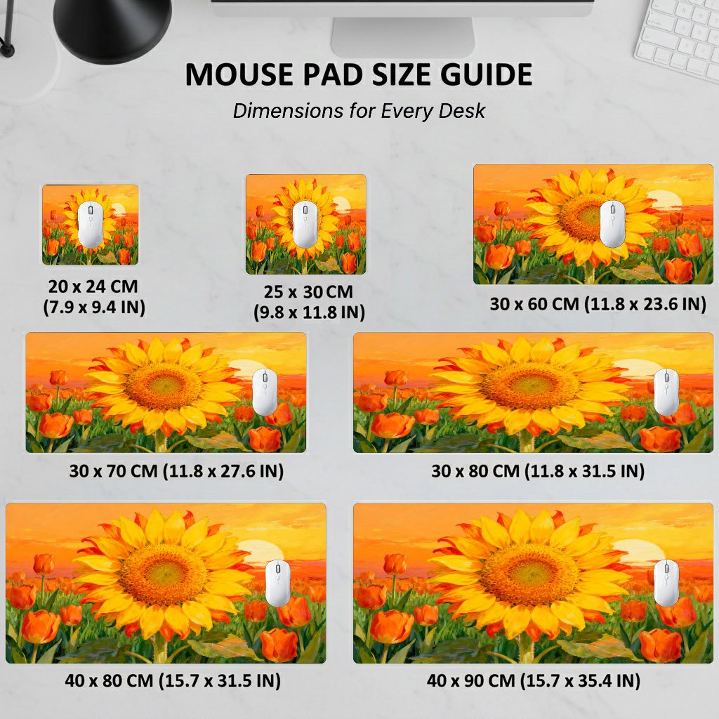 แผ่นรองเมาส์ลายดอกทานตะวันสีเห - Laptop Accessories Brand บทวิจารณ์และราคา