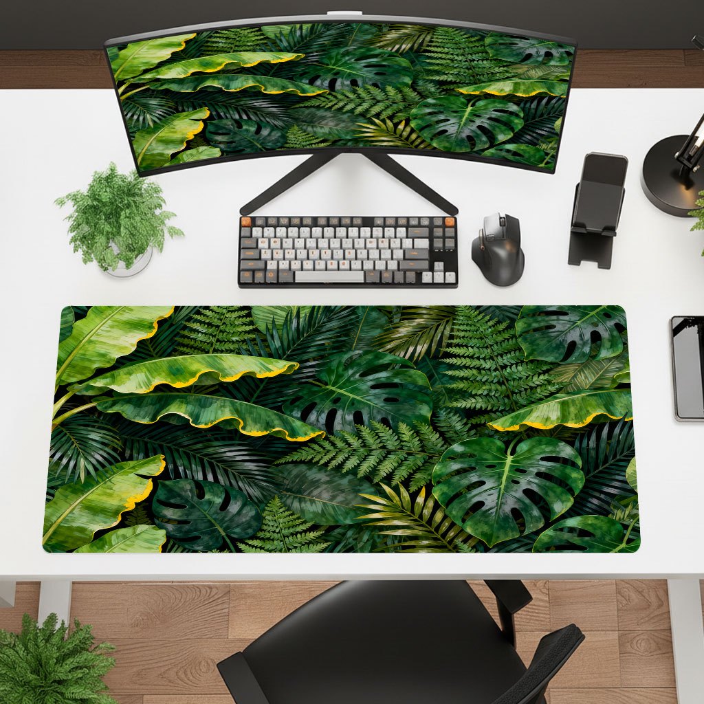 แผ่นรองเมาส์ลายใบไม้ขนาดใหญ่ พ - Laptop Accessories Brand บทวิจารณ์และราคา