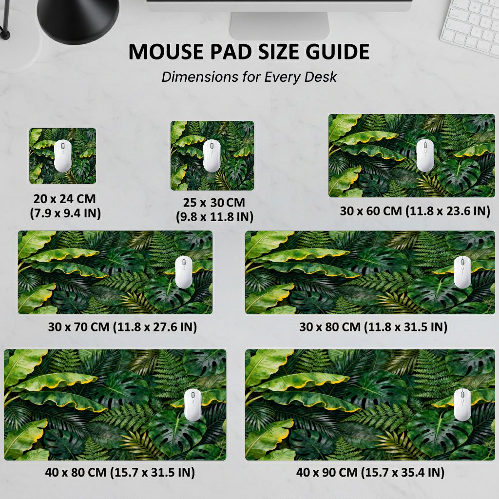 แผ่นรองเมาส์ลายใบไม้ขนาดใหญ่ พ - Laptop Accessories Brand บทวิจารณ์และราคา