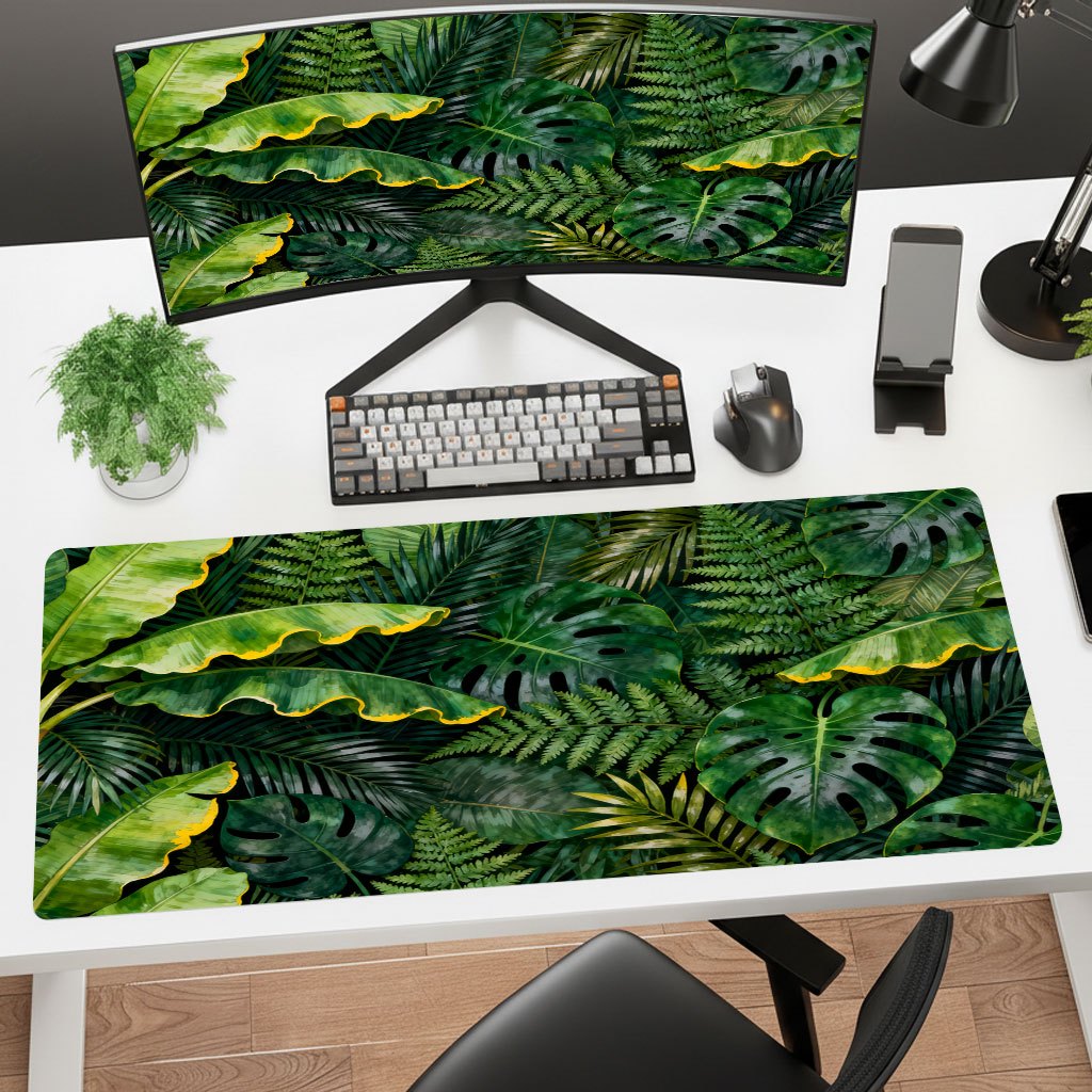 แผ่นรองเมาส์ลายใบไม้ขนาดใหญ่ พ - Laptop Accessories Brand บทวิจารณ์และราคา
