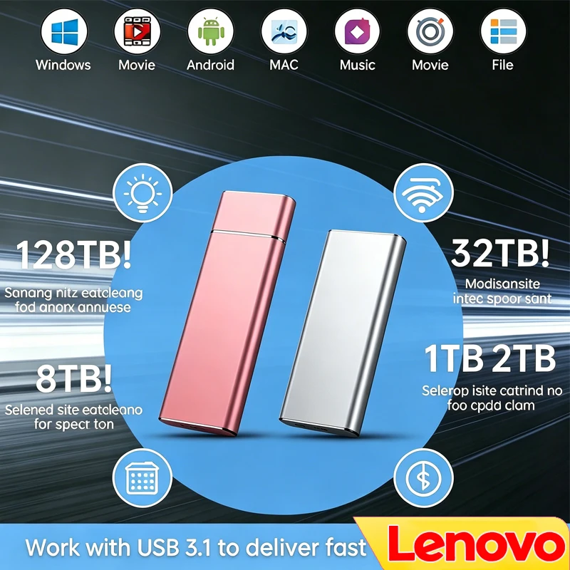 เลอโนโว SSD มินิแบบพกพา SSD 25 - Laptop External Accessories บทวิจารณ์และราคา