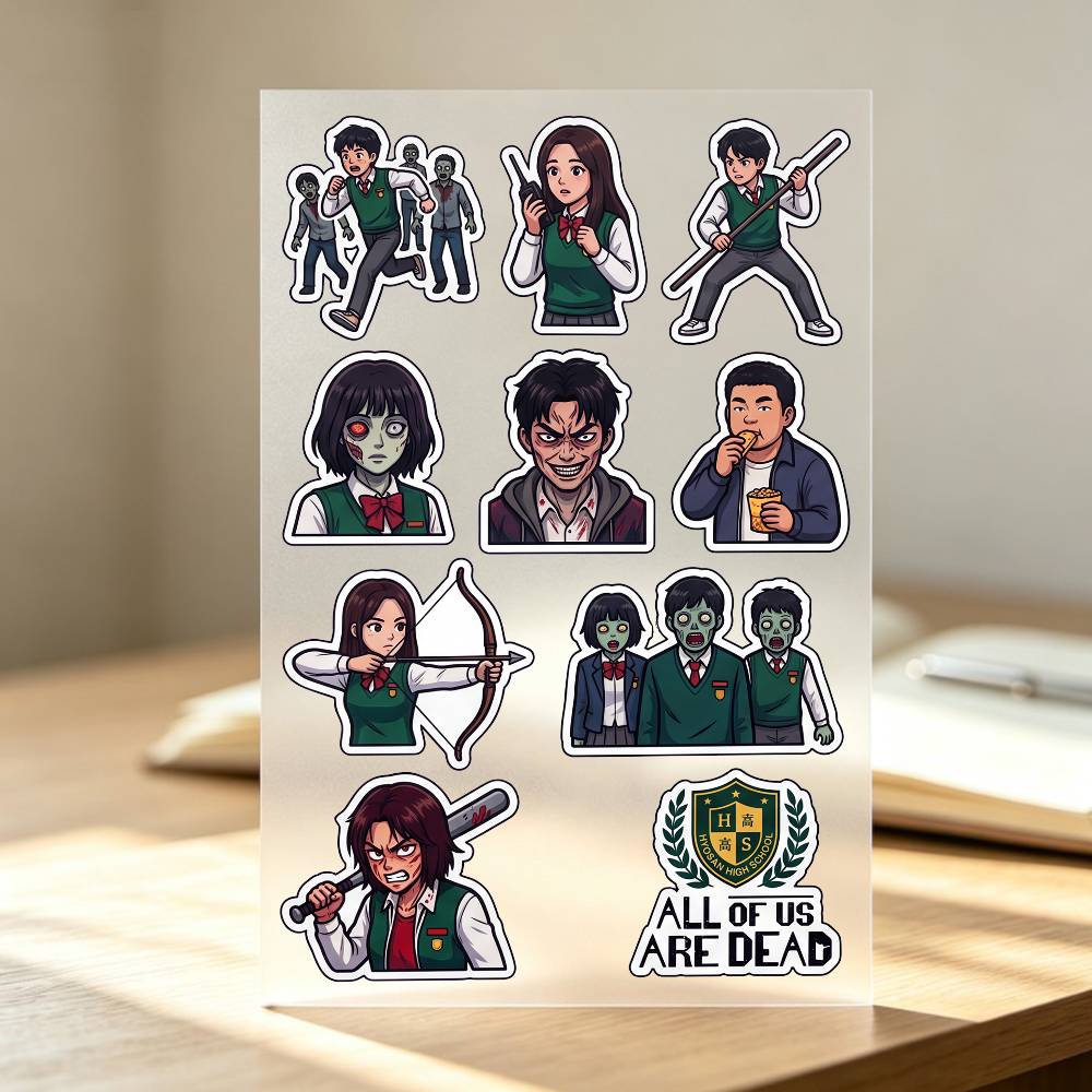 สติกเกอร์ All Of Us Are D-Dead - Laptop Accessories Wallpaper บทวิจารณ์และราคา