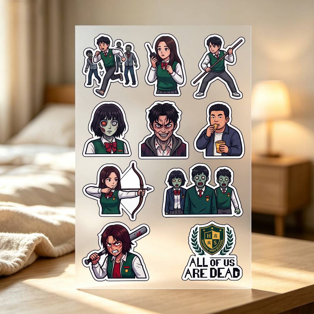 สติกเกอร์ All Of Us Are D-Dead - Laptop Accessories Wallpaper บทวิจารณ์และราคา
