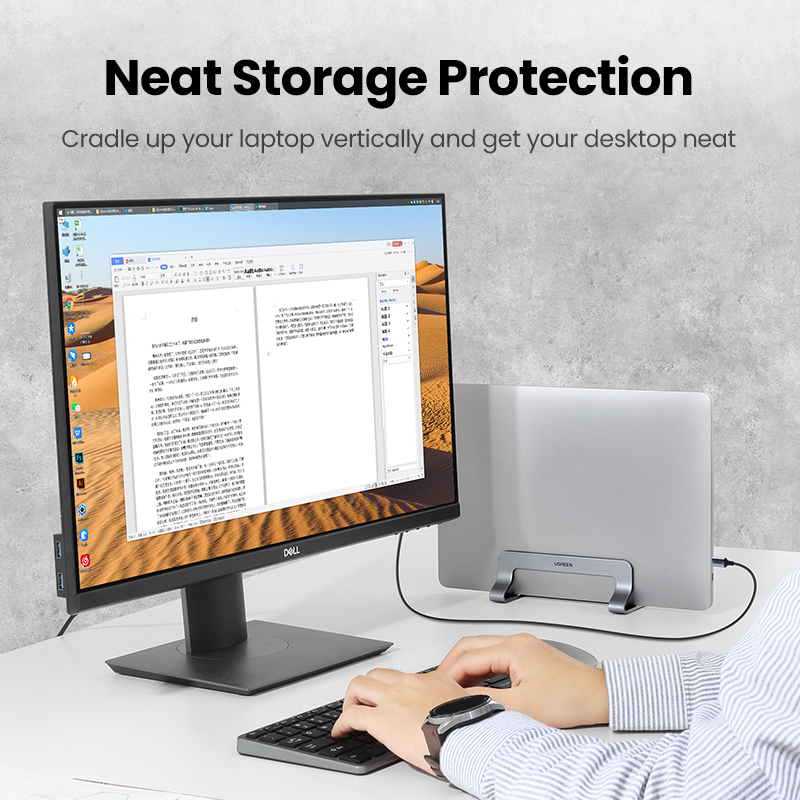 แท่นวางแล็ปท็อปแนวตั้งแบบพับได - Laptop Stand Portable บทวิจารณ์และราคา
