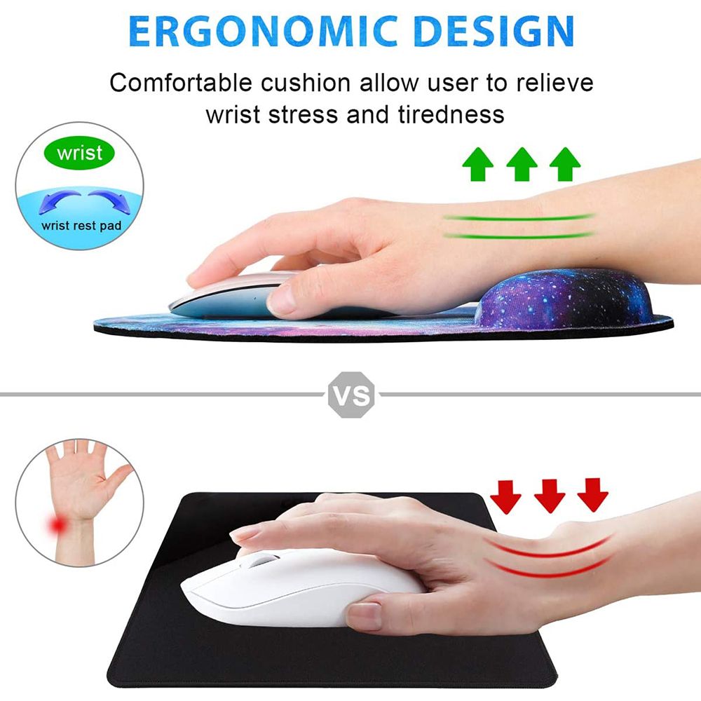 แผ่นรองเมาส์ซิลิโคนรองมือรองรั - Wrist Rest Gel บทวิจารณ์และราคา