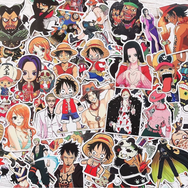 120 ชิ้นสติกเกอร์วันพีซน่ารักไ - Laptop Accessories Decoration บทวิจารณ์และราคา