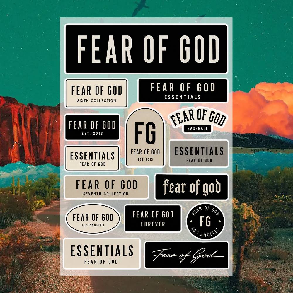 F-EAR OF G-OD สติกเกอร์โมโต สต - Laptop Accessories Wallpaper บทวิจารณ์และราคา
