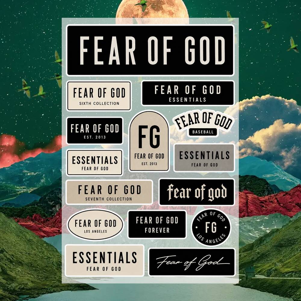 F-EAR OF G-OD สติกเกอร์โมโต สต - Laptop Accessories Wallpaper บทวิจารณ์และราคา