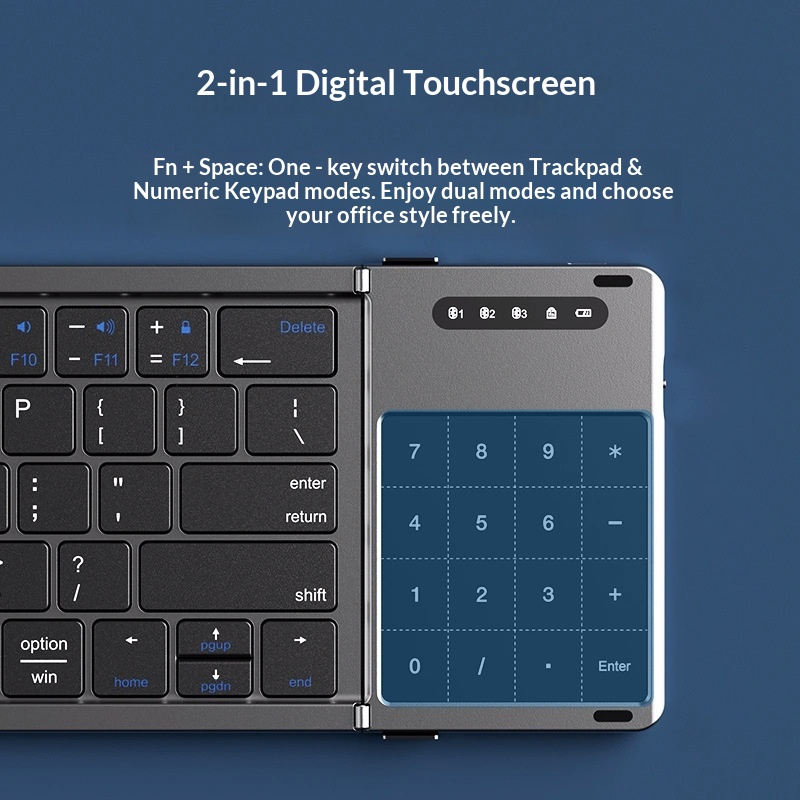 เม็งซู่ ไตร โฟลด์คีย์บอร์ดไร้ส - Laptop External Accessories บทวิจารณ์และราคา