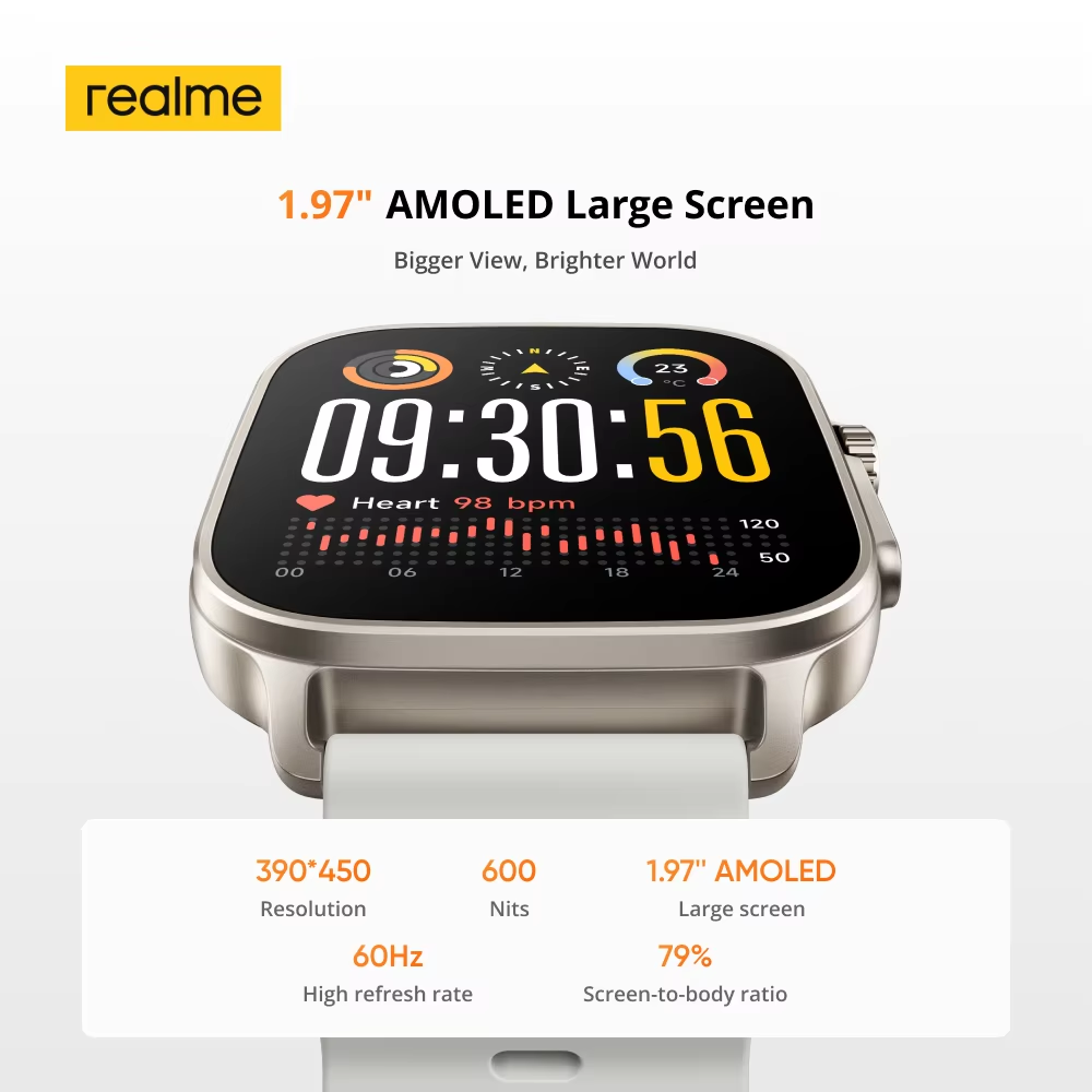 realme watch 5 รุ่น Global หน้ - Wrist Rest Gel บทวิจารณ์และราคา