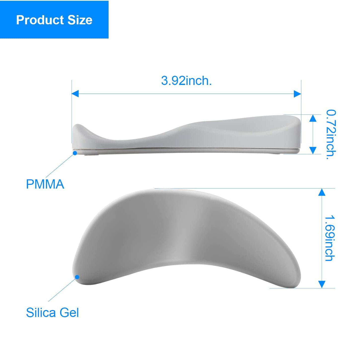 ใหม่ Ergonomic Mouse REST ปาล์ - Wrist Rest Gel บทวิจารณ์และราคา